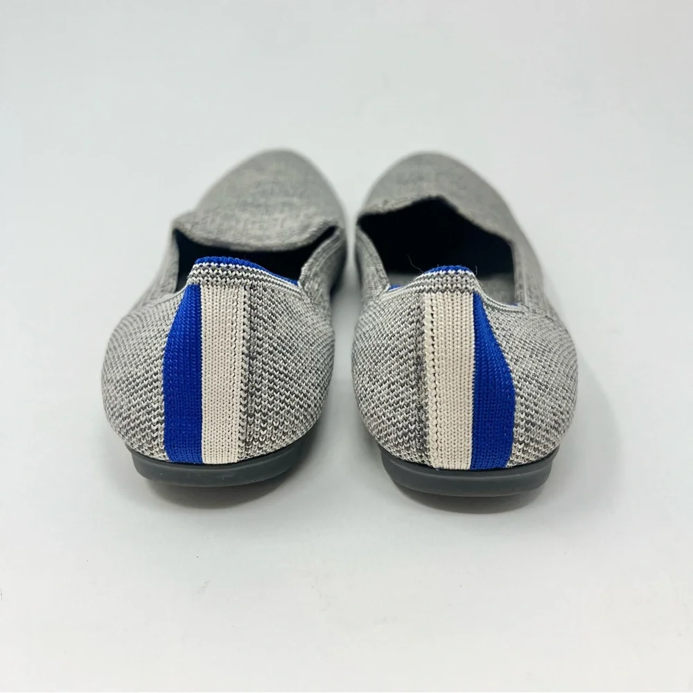 Rothy's Heather Grey Loafer Size 6 Slip-On Comfortable Casual Rounded Toe